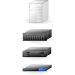 Internet servers vector illustration