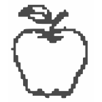 Apple vector image