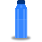 Water bottle vector drawing