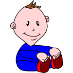Cartoon image of a kid