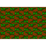 Green leaves of grass pattern