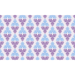 Wallpaper with blue and violet triangles