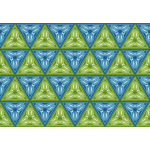 Background pattern in triangles