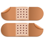 Two bandages