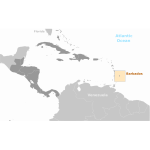 Barbados location map