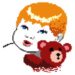 Child with teddy bear
