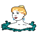 Retro pixel female