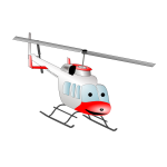 Cartoon helicopter