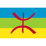 Flag of Berber vector image