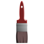 Paint brush vector drawing