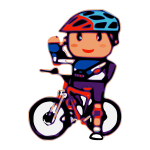 Biker cartoon image