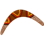 Boomerang vector image