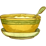 Bowl with porridge