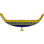 Yellow and blue chalice