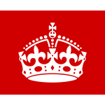 British Crown vector illustration