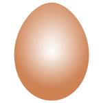 Brown Easter Egg