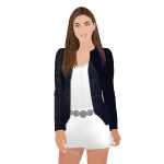 Business Woman Portrait Trace 2