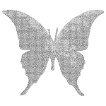 Butterfly Silhouette 6 Maze