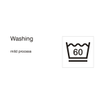 Washing care symbol 60