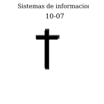 Crucifix vector silhouette