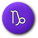 Capricorn purple symbol