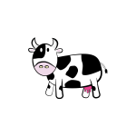Animated cow