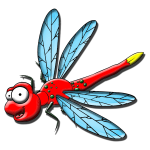 Cartoon dragonfly-1576143694