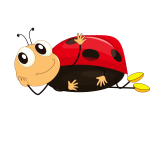 Cartoon insect