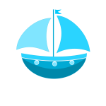 Cartoon ship icon
