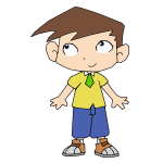 Cartoon boy image