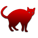 Cat outline vector image