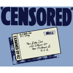 Censorship poster