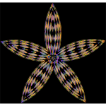 Checkered Flower Shape 2