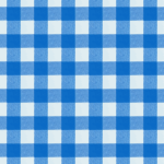 Chequered tablecloth