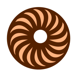 Chocolate donut 1