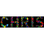 Chris Typography With Black Background