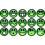 Glossy emoji set