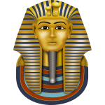 The mask of Tutankhamun vector illustration
