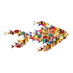 Chromatic Colorful Fish Fractal