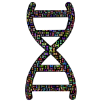 Chromatic DNA Helix Fractal