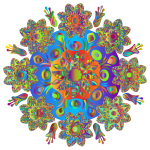 Chromatic Floral Mandala