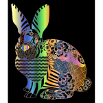 Chromatic Floral Rabbit