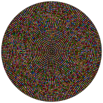 Chromatic Hypnotic Checkered Mandala