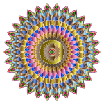 Chromatic Iridescent Mandala