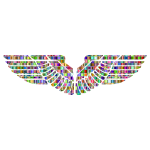 Chromatic Mosaic Eagle Wings