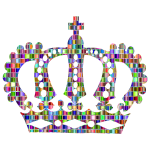 Chromatic Mosaic Royal Crown