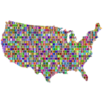 Mosaic United States Map