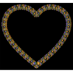 Victorian Ornament Heart Shape