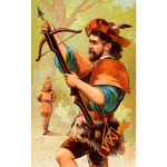 Man with bow and arrow
