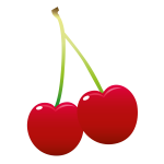 Cherries pair image